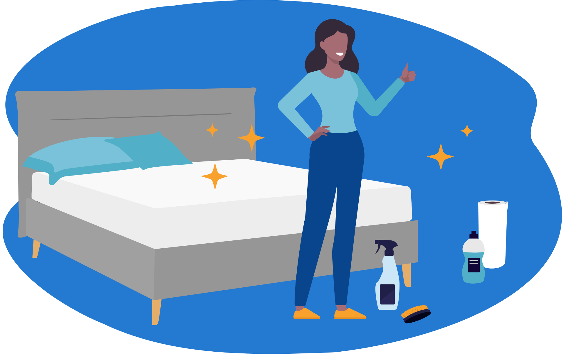 lavar colchon de espuma.